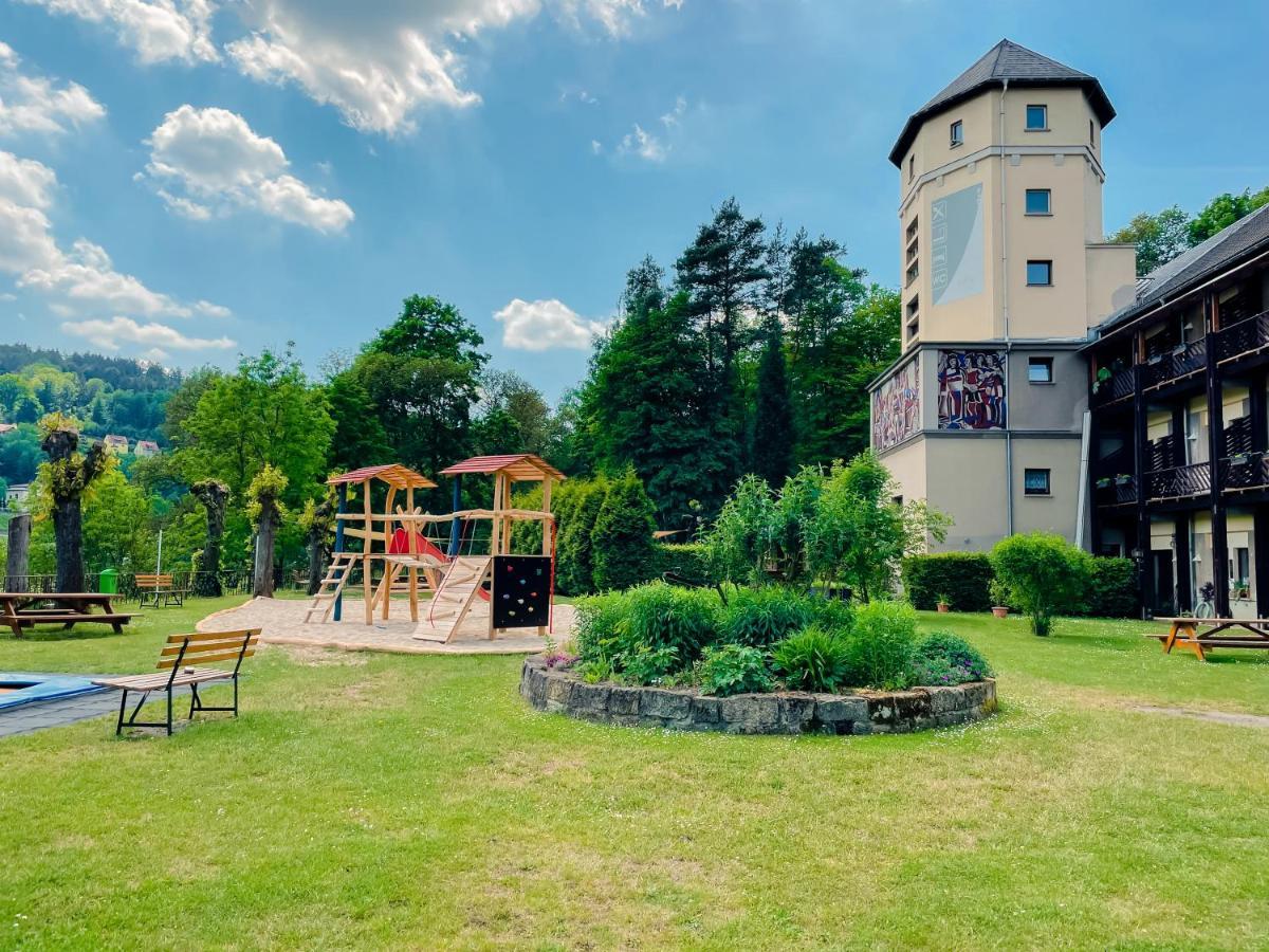 Aktiv-Hotel Stock&Stein Königstein an der Elbe Exteriör bild